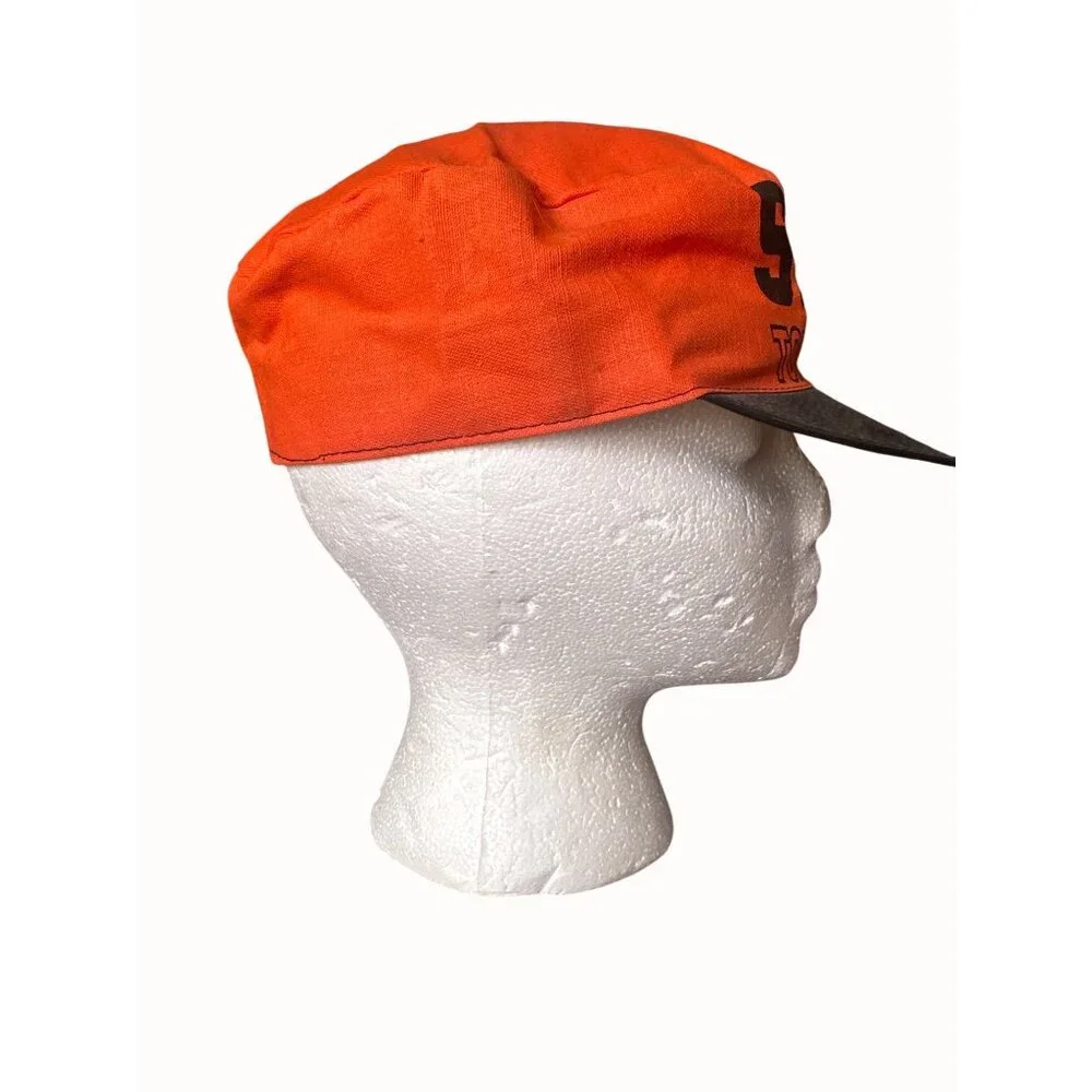 Vintage Surge Tonganoxie Orange & Black‎ painters Cap Size M